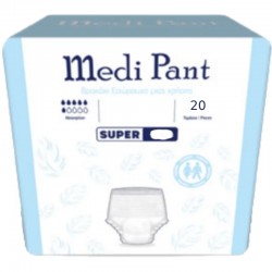 Πάνες Ακράτειας Medi Pants Super No2 Medium 20 τμχ