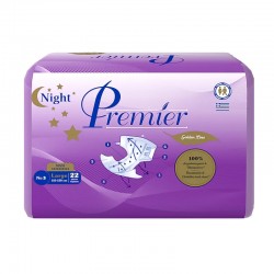 Πάνες Ακράτειας Premier Night Golden Line No3 Large 22 τεμάχια
