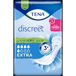 Σερβιέτες Ακράτειας Tena Discreet Protect+ Maxi Ημέρας 12 τμχ