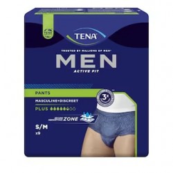 Slip Ακράτειας Tena Men Active Fit Plus S-M 9 τμχ