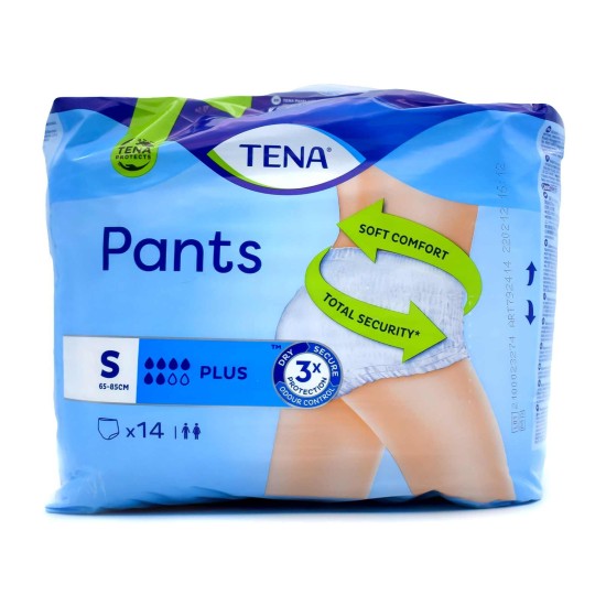 Slip Ακράτειας Tena Pants Plus Small 14 τμχ