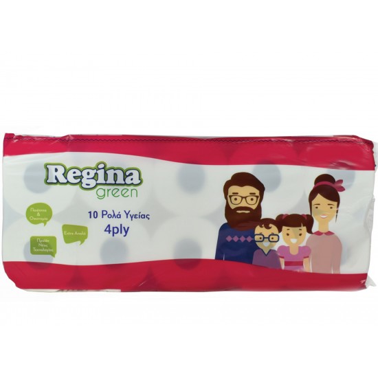 Χαρτί Υγείας Regina Green 4Φ 12 Ρολά